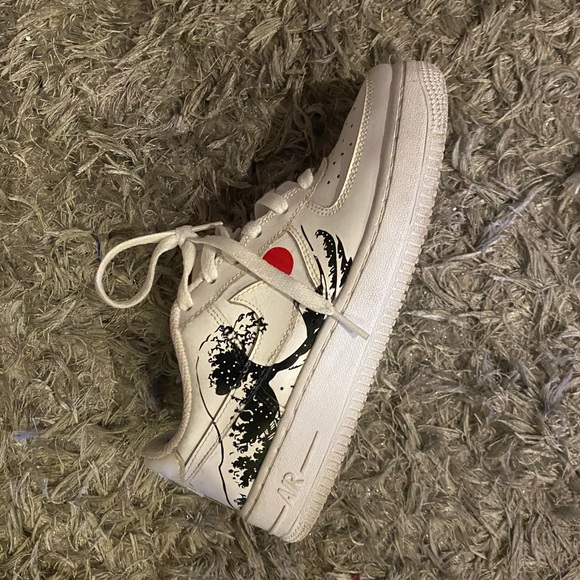 Size 6 custom Nike AF1 worn twice - Picture 4 of 7